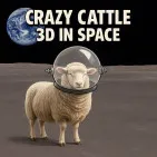 Crazy Cattle 3D In Space is a unique battle royale game that offers players an exciting experience with exploding sheep in a humorous and chaotic environment. The ultimate goal is to become the last surviving sheep.