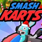Smash Karts is an exhilarating 3D multiplayer kart battle game that immerses players in a world of chaos and fun. Drive your kart, collect weapons.
