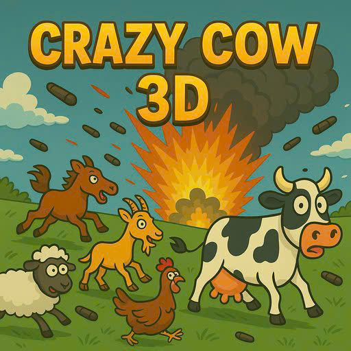 how to play Crazy Cow 3D